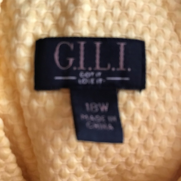 Yellow sheath dress by GILI size 18w - Picture 3 of 3